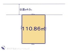 【神奈川県/相模原市南区文京】相模原市南区文京1丁目 土地 区画図