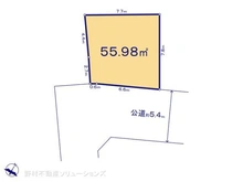 【神奈川県/相模原市南区東林間】相模原市南区東林間4丁目 土地 区画図