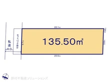 【神奈川県/大和市南林間】大和市南林間9丁目 土地 区画図