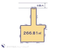 【神奈川県/座間市相武台】座間市相武台1丁目 土地 区画図