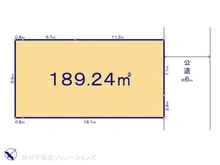 【神奈川県/座間市相武台】座間市相武台1丁目 土地 区画図