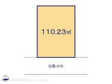 【神奈川県/大和市南林間】大和市南林間8丁目 土地 区画図
