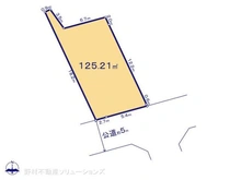 【神奈川県/相模原市中央区上溝】相模原市中央区上溝 土地 区画図