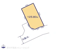 【神奈川県/相模原市中央区上溝】相模原市中央区上溝 土地 区画図