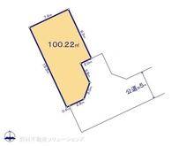 【神奈川県/相模原市中央区上溝】相模原市中央区上溝 土地 区画図