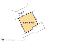【神奈川県/相模原市中央区上溝】相模原市中央区上溝 土地 区画図