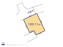 【神奈川県/相模原市中央区上溝】相模原市中央区上溝 土地 区画図