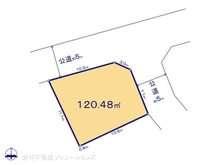 【神奈川県/相模原市中央区上溝】相模原市中央区上溝 土地 区画図