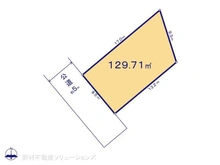 【神奈川県/相模原市中央区上溝】相模原市中央区上溝 土地 区画図
