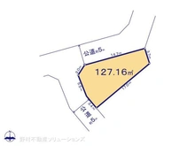 【神奈川県/相模原市中央区上溝】相模原市中央区上溝 土地 区画図