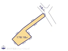 【神奈川県/大和市福田】大和市福田 土地 区画図