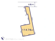 【神奈川県/相模原市中央区すすきの町】相模原市中央区すすきの町 土地 区画図