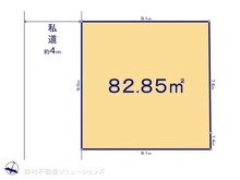 【神奈川県/相模原市南区旭町】相模原市南区旭町 土地 区画図
