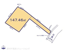 【神奈川県/大和市下鶴間】大和市下鶴間 土地 区画図