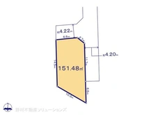 【神奈川県/大和市下鶴間】大和市下鶴間 土地 区画図