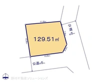 【神奈川県/相模原市中央区上溝】相模原市中央区上溝 土地 区画図