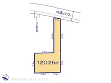 【神奈川県/相模原市南区上鶴間】相模原市南区上鶴間2丁目 土地 区画図