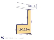 【神奈川県/相模原市南区上鶴間】相模原市南区上鶴間2丁目 土地 区画図
