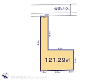 【神奈川県/相模原市南区上鶴間】相模原市南区上鶴間2丁目 土地 区画図