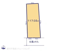 【神奈川県/相模原市中央区陽光台】相模原市中央区陽光台2丁目 土地 区画図