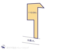 【神奈川県/相模原市南区東林間】相模原市南区東林間6丁目 土地 区画図