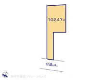 【神奈川県/相模原市南区東林間】相模原市南区東林間6丁目 土地 区画図