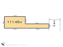 【神奈川県/相模原市中央区由野台】相模原市中央区由野台1丁目 土地 区画図