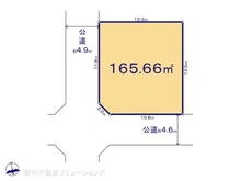 【神奈川県/座間市相武台】座間市相武台3丁目 土地 区画図