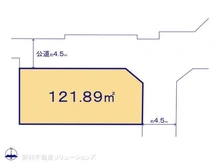 【神奈川県/座間市東原】座間市東原3丁目 土地 区画図