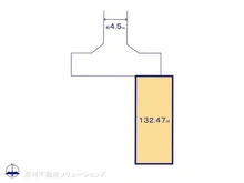 【神奈川県/座間市東原】座間市東原3丁目 土地 区画図