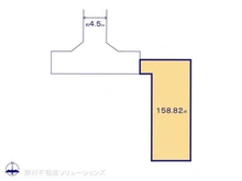 【神奈川県/座間市東原】座間市東原3丁目 土地 区画図