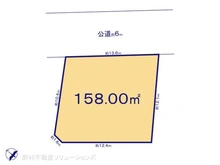 【東京都/町田市玉川学園】町田市玉川学園8丁目 土地 区画図