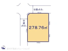 【神奈川県/座間市相模が丘】座間市相模が丘6丁目 土地 区画図