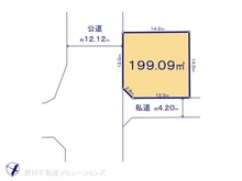 【神奈川県/大和市上草柳】大和市上草柳9丁目 土地 区画図
