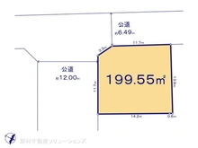 【神奈川県/大和市上草柳】大和市上草柳9丁目 土地 区画図