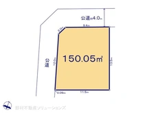 【神奈川県/大和市南林間】大和市南林間6丁目 土地 区画図