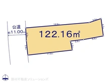 【神奈川県/座間市入谷東】座間市入谷東3丁目 土地 区画図