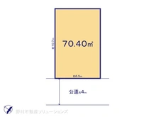 【神奈川県/相模原市南区御園】相模原市南区御園2丁目 土地 区画図