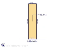 【東京都/町田市小川】町田市小川4丁目 土地 区画図