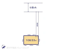 【神奈川県/相模原市中央区中央】相模原市中央区中央3丁目 土地 区画図