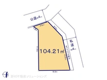 【神奈川県/横浜市南区六ツ川】横浜市南区六ツ川1丁目 土地 区画図