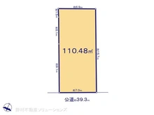 【神奈川県/横浜市神奈川区子安通】横浜市神奈川区子安通1丁目 土地 区画図