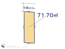 【神奈川県/横浜市西区岡野】横浜市西区岡野1丁目 土地 区画図