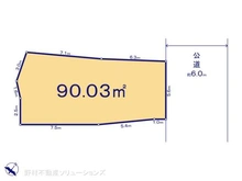 【神奈川県/横浜市保土ケ谷区岩井町】横浜市保土ケ谷区岩井町 土地 区画図
