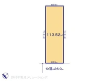 【神奈川県/横浜市神奈川区反町】横浜市神奈川区反町3丁目 土地 区画図