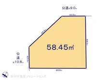 【神奈川県/横浜市西区岡野】横浜市西区岡野2丁目 土地 区画図