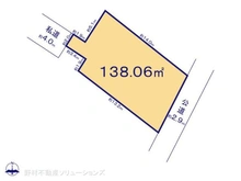 【神奈川県/藤沢市辻堂新町】藤沢市辻堂新町3丁目 土地 区画図