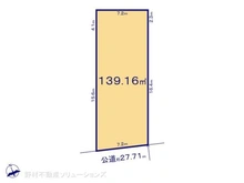 【神奈川県/藤沢市鵠沼海岸】藤沢市鵠沼海岸4丁目 土地 区画図