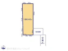 【神奈川県/藤沢市鵠沼桜が岡】藤沢市鵠沼桜が岡1丁目 土地 区画図
