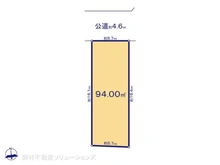 【神奈川県/藤沢市亀井野】藤沢市亀井野 土地 区画図